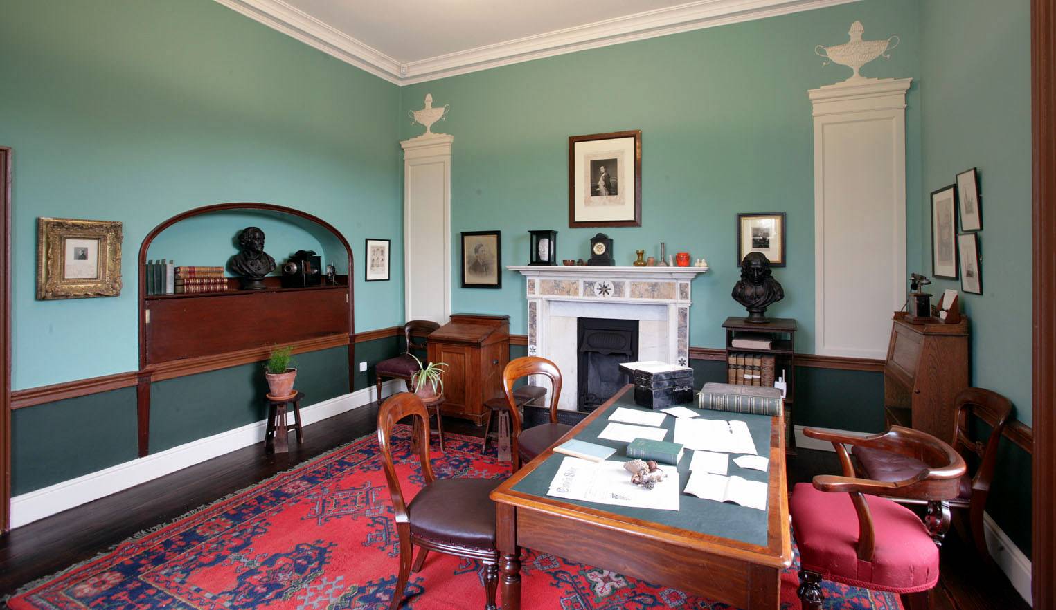 The study at St Enda's. ©National Monuments Service Dept of Arts, Heritage and the Gaeltacht. 